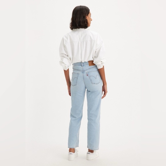 Levi’s Ribcage Straight Ankle Straight leg jeans in light wash size 27 - Picture 2 of 9